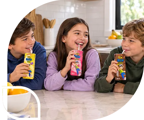 Familia Comiendo gelatina