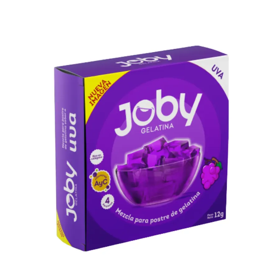 Joby, gelatina caja - Empaque