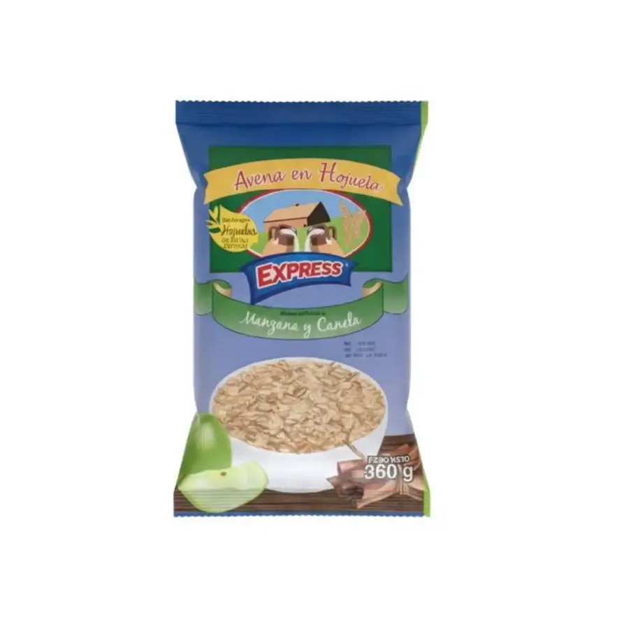Avena en Hojuelas - Manzana Canela - Empaque